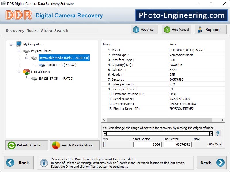 Camera Photo Recovery Software 5.3.1.1 full